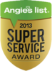 Angies List 2013 Super Service Award